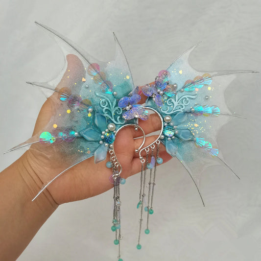 Dive into Fantasy with Mermaid and Shark Ear Headdresses
