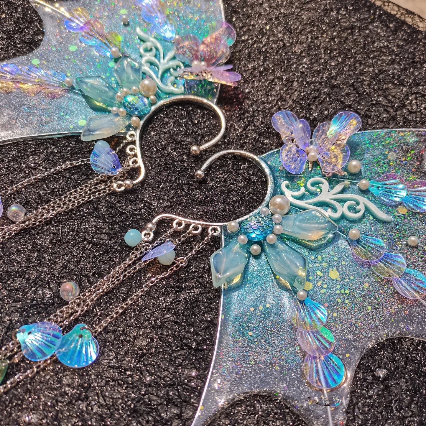 Dive into Fantasy with Mermaid and Shark Ear Headdresses