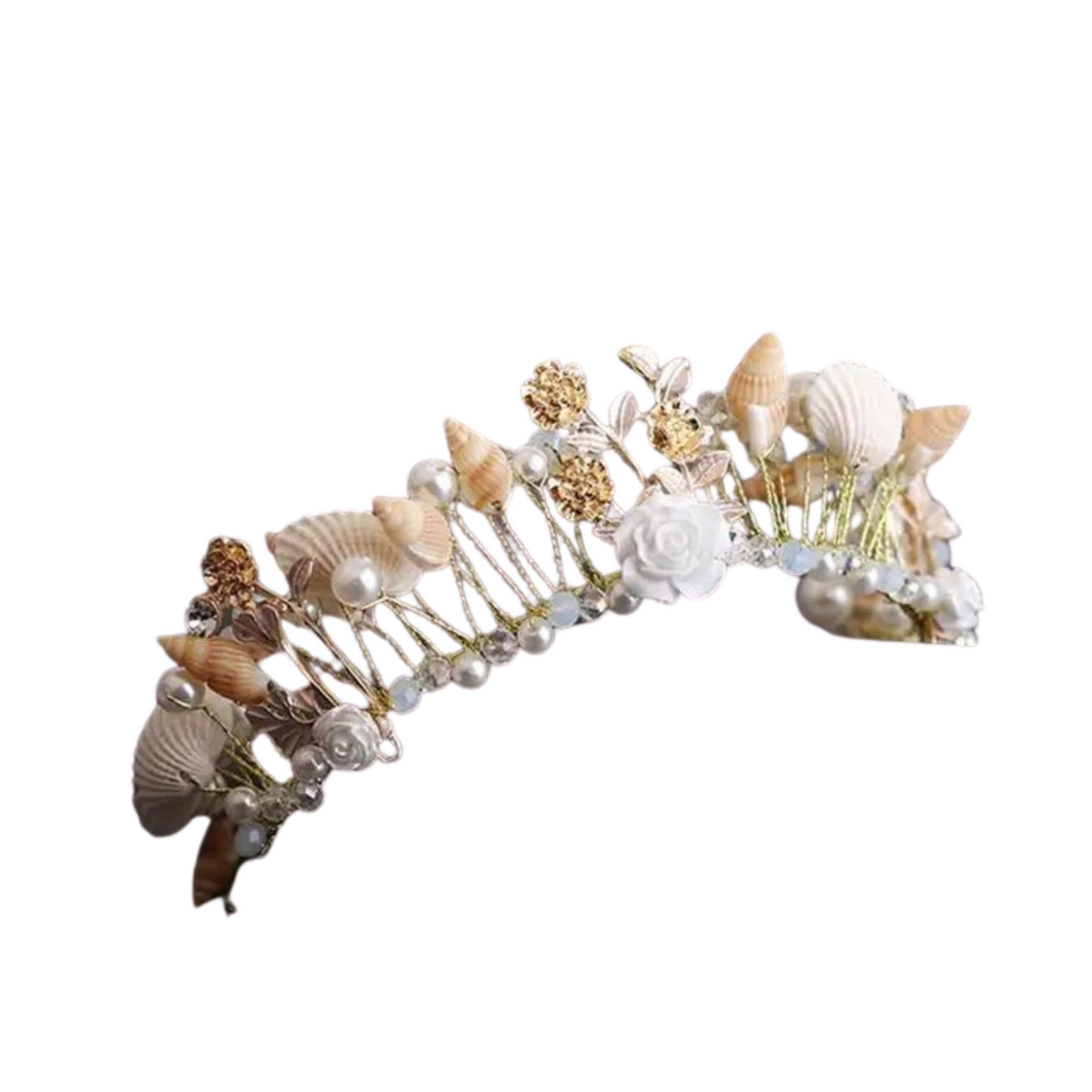 Mermaid Pearl Shell Crown