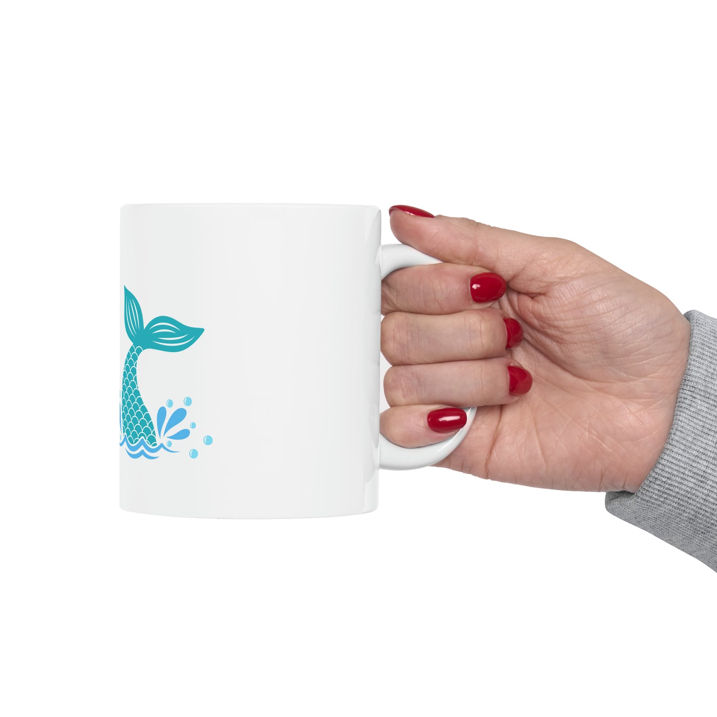 Eat. Sleep. Splash. Mermaid Ceramic Mug 11oz