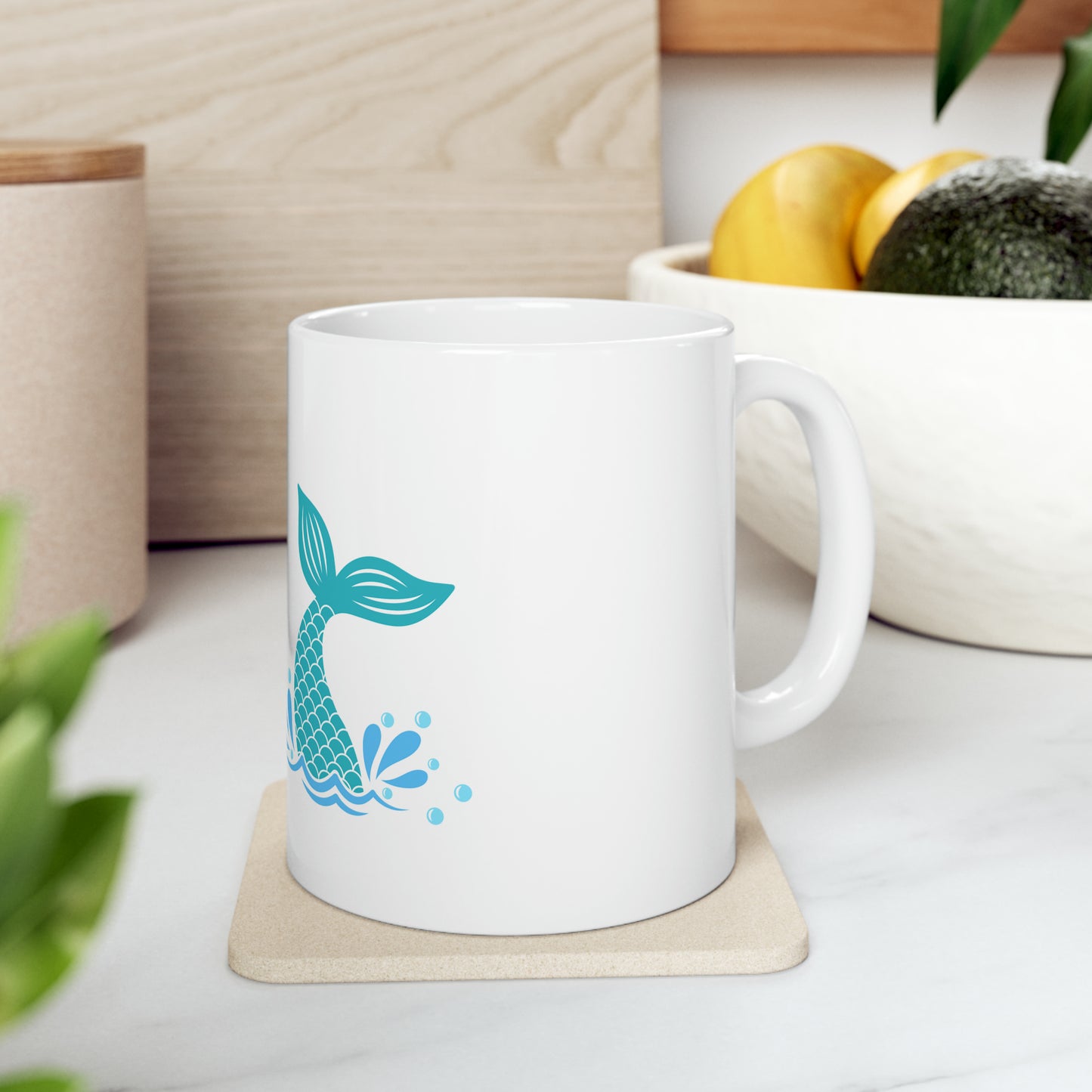 Eat. Sleep. Splash. Mermaid Ceramic Mug 11oz