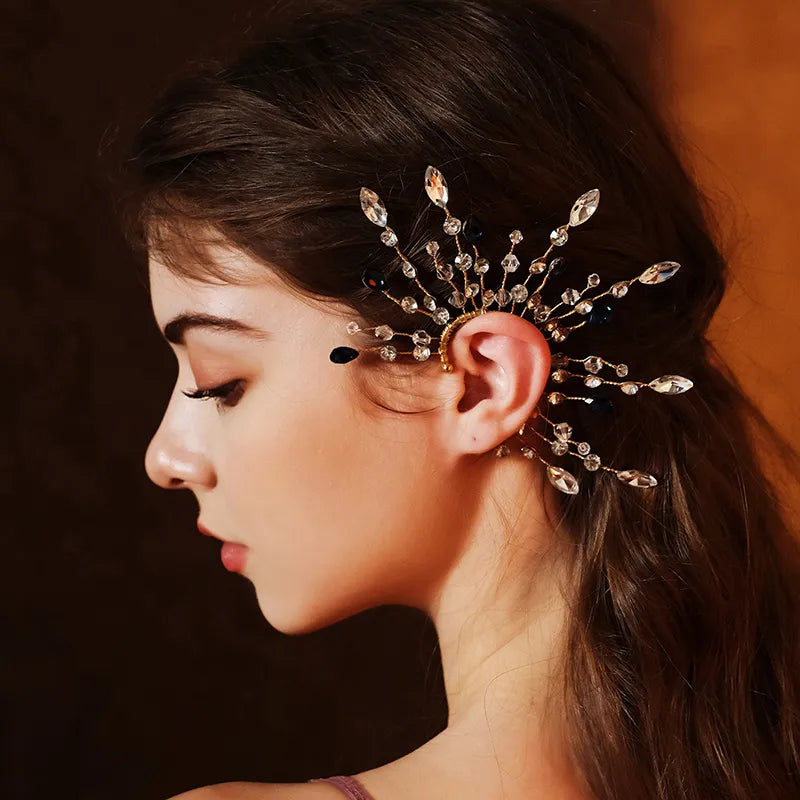 Enchanting Elf Ear Clips for a Sparkling Oceanic Look