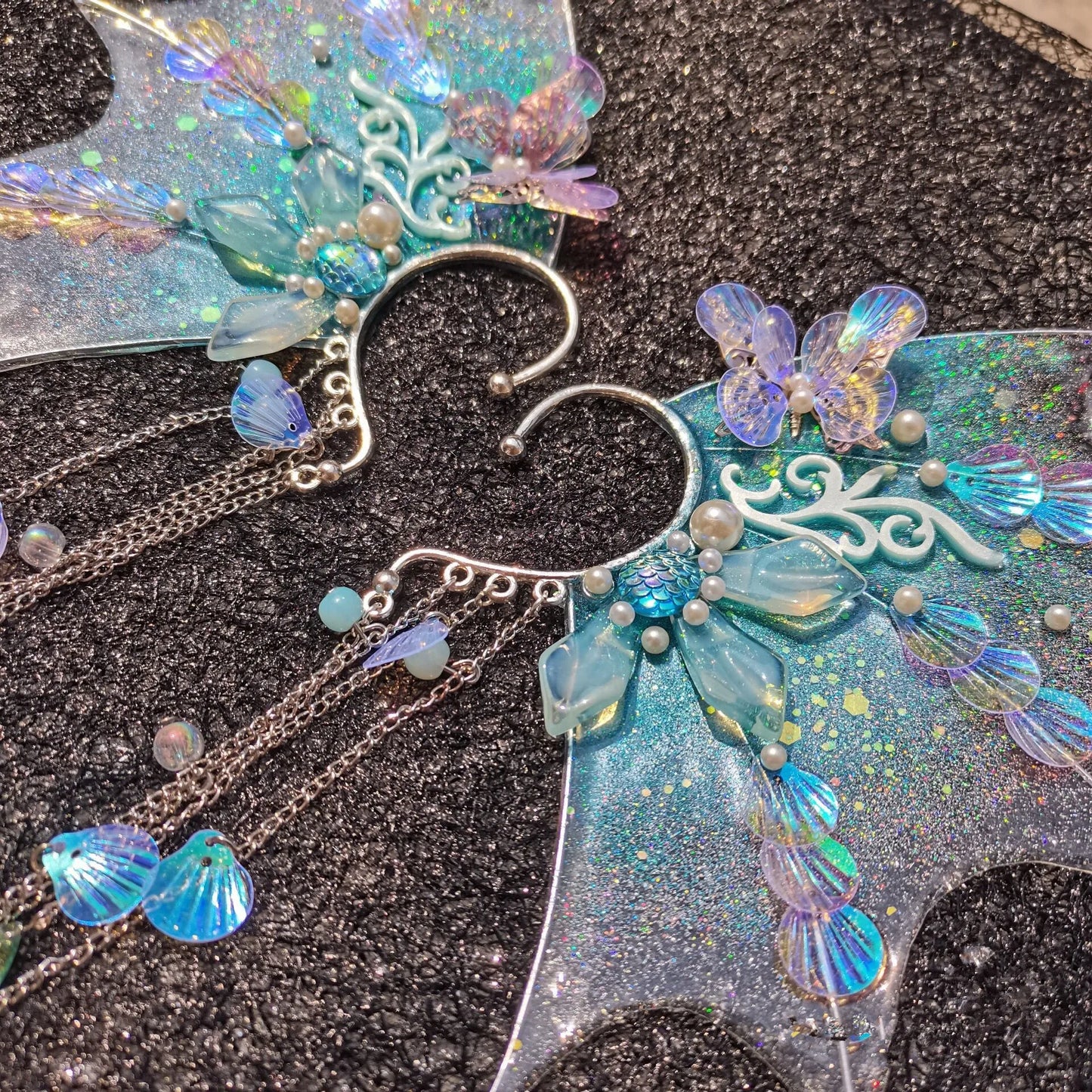 Dive into Fantasy with Mermaid and Shark Ear Headdresses