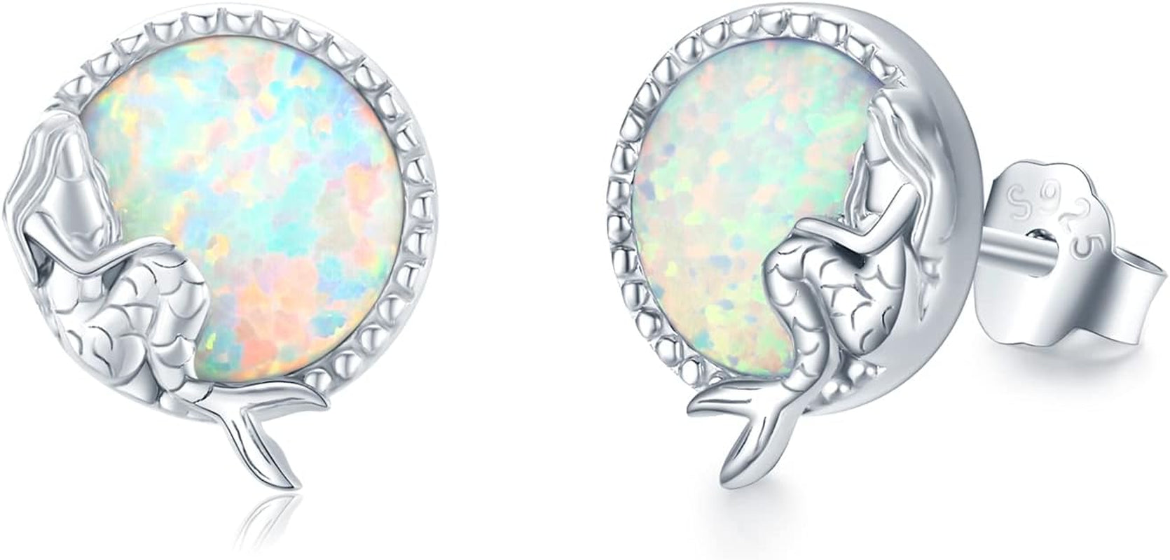 Sterling Elegance: Mermaid Earrings