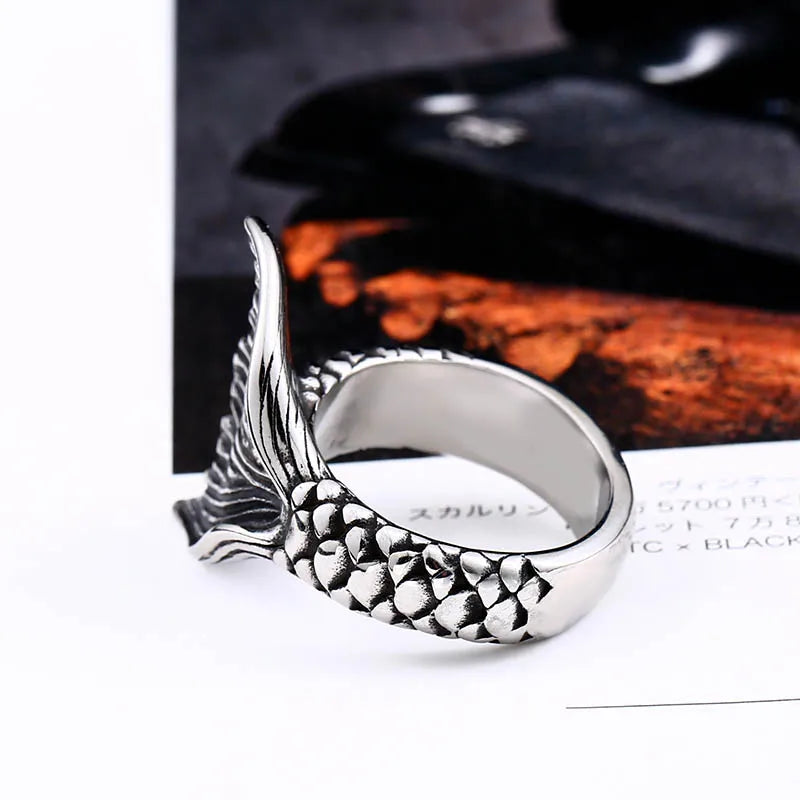 Mermaid Tail Punk Fashion Ring