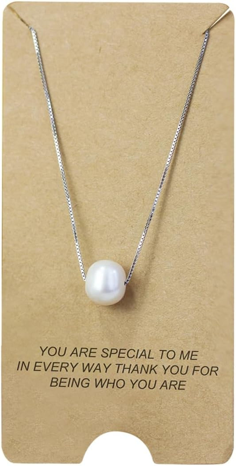 Elegant Mermaid Pearl Pendant Necklace S925