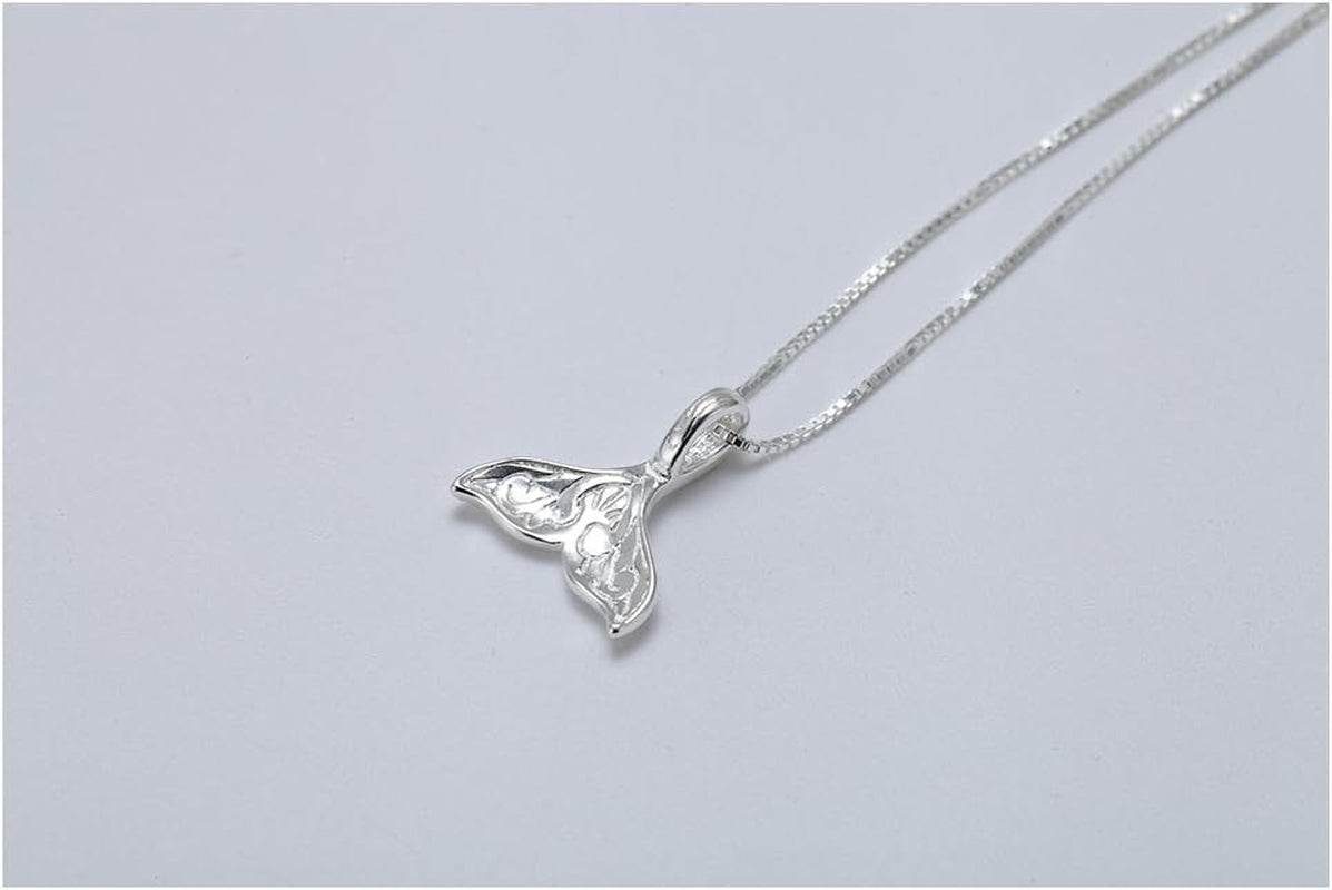 Mermaid Tail Silver Necklace Elegance