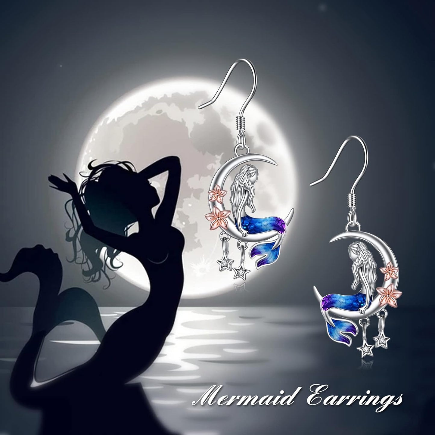 Dazzle with Delight: Enchanting Mermaid Earrings