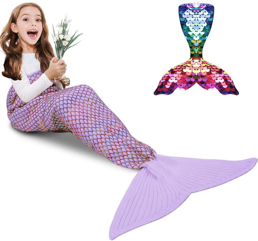 Snuggle Up in Dreamy Mermaid Tail Blanket Magic