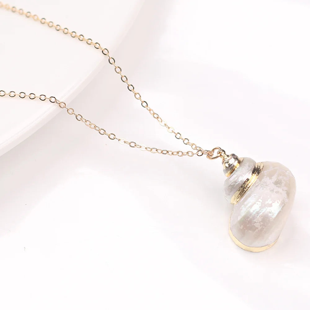 33 Styles Bohemian Sea Shell Charm Necklace