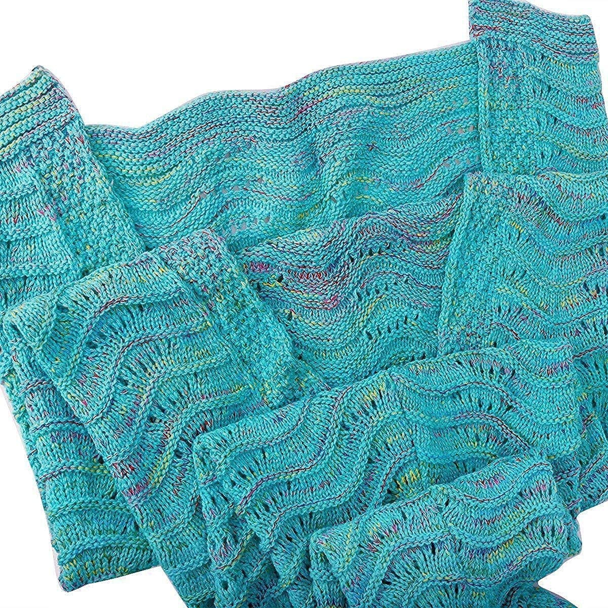 Cozy Up in Enchanted Comfort: Mermaid Tail Blanket