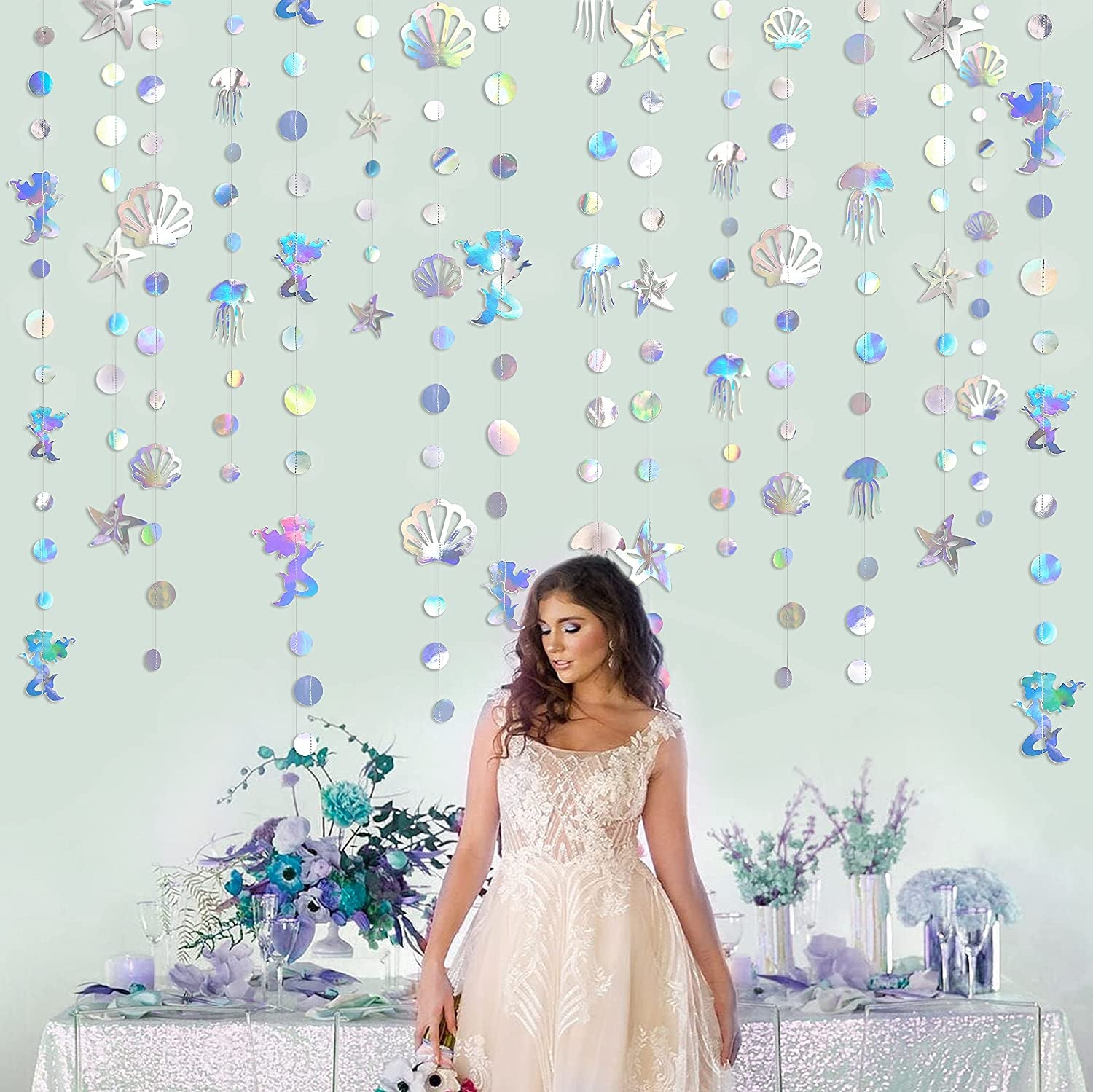 Enchanted Ocean Fantasy: Mermaid Paper Garland Delight