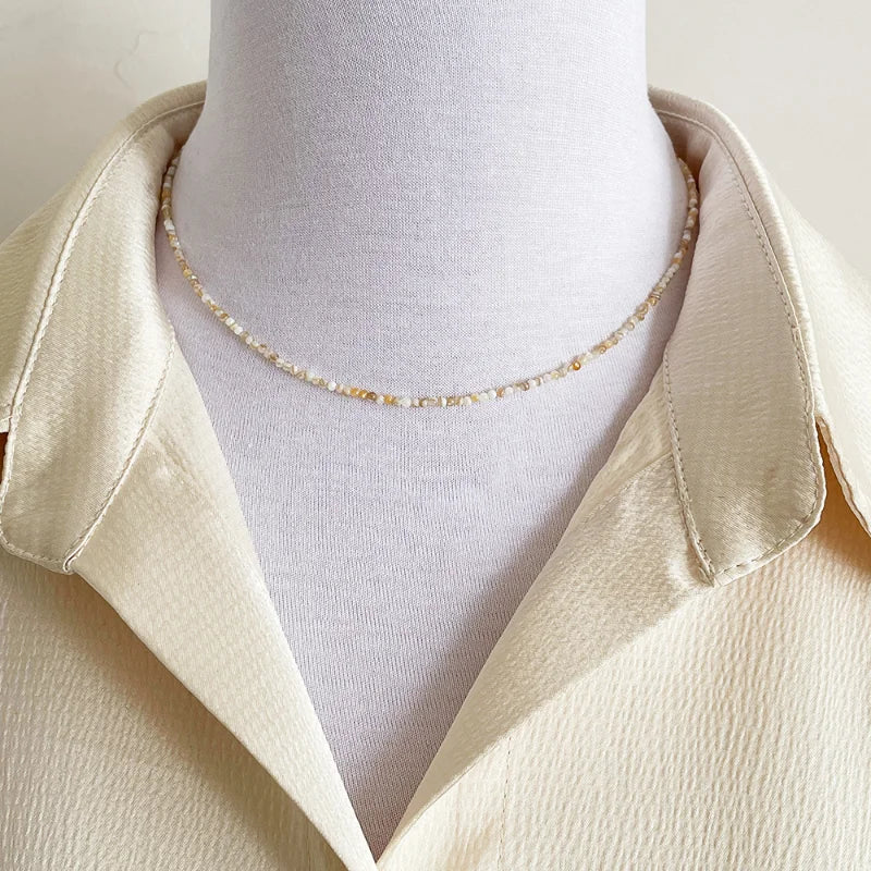 Natural Shell Strand Necklace for Her