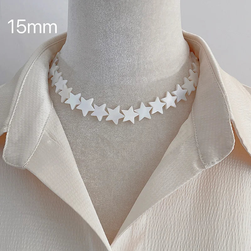 Chic Natural Shell Bead Necklace