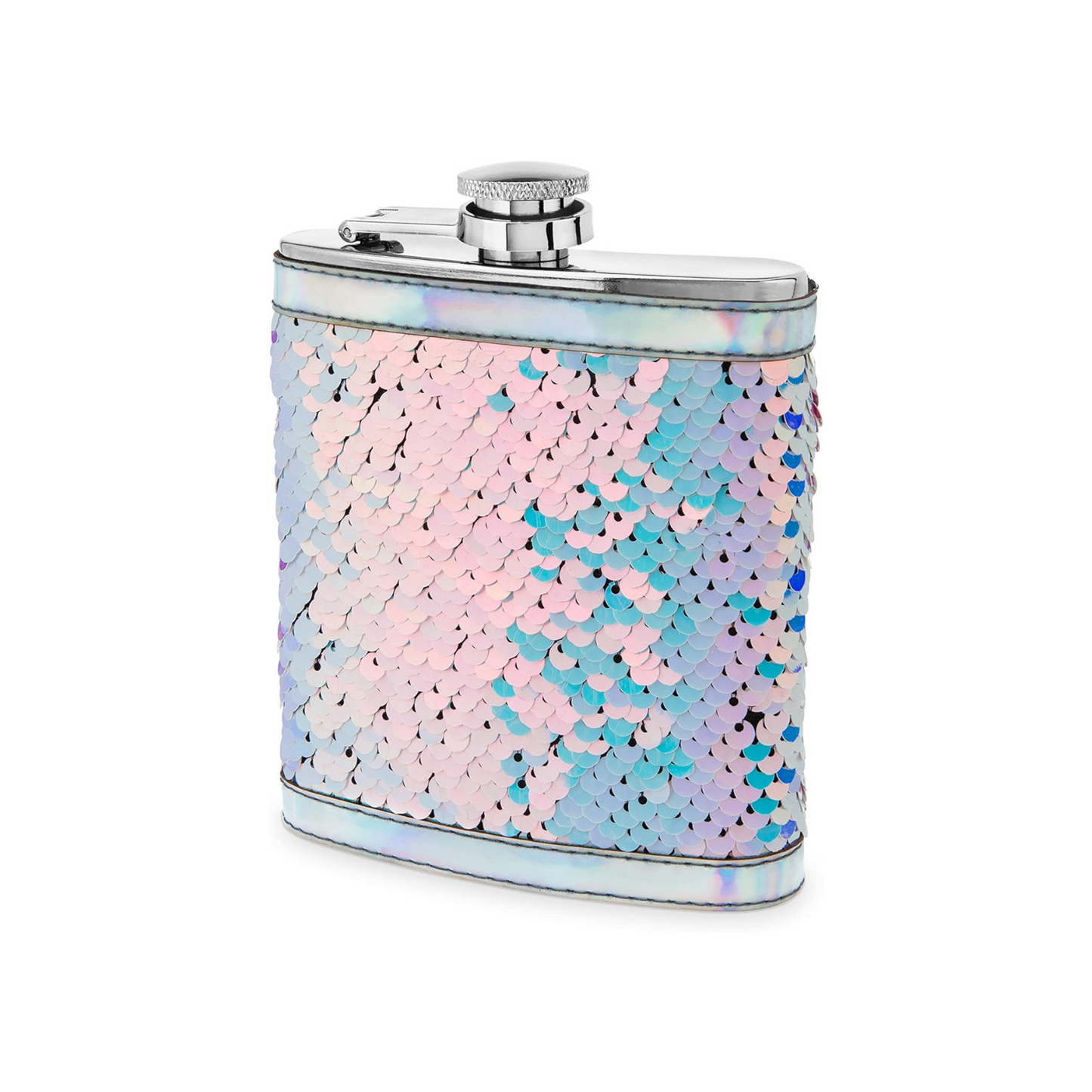 Sparkle with Every Sip: Mermaid Sequin Flask