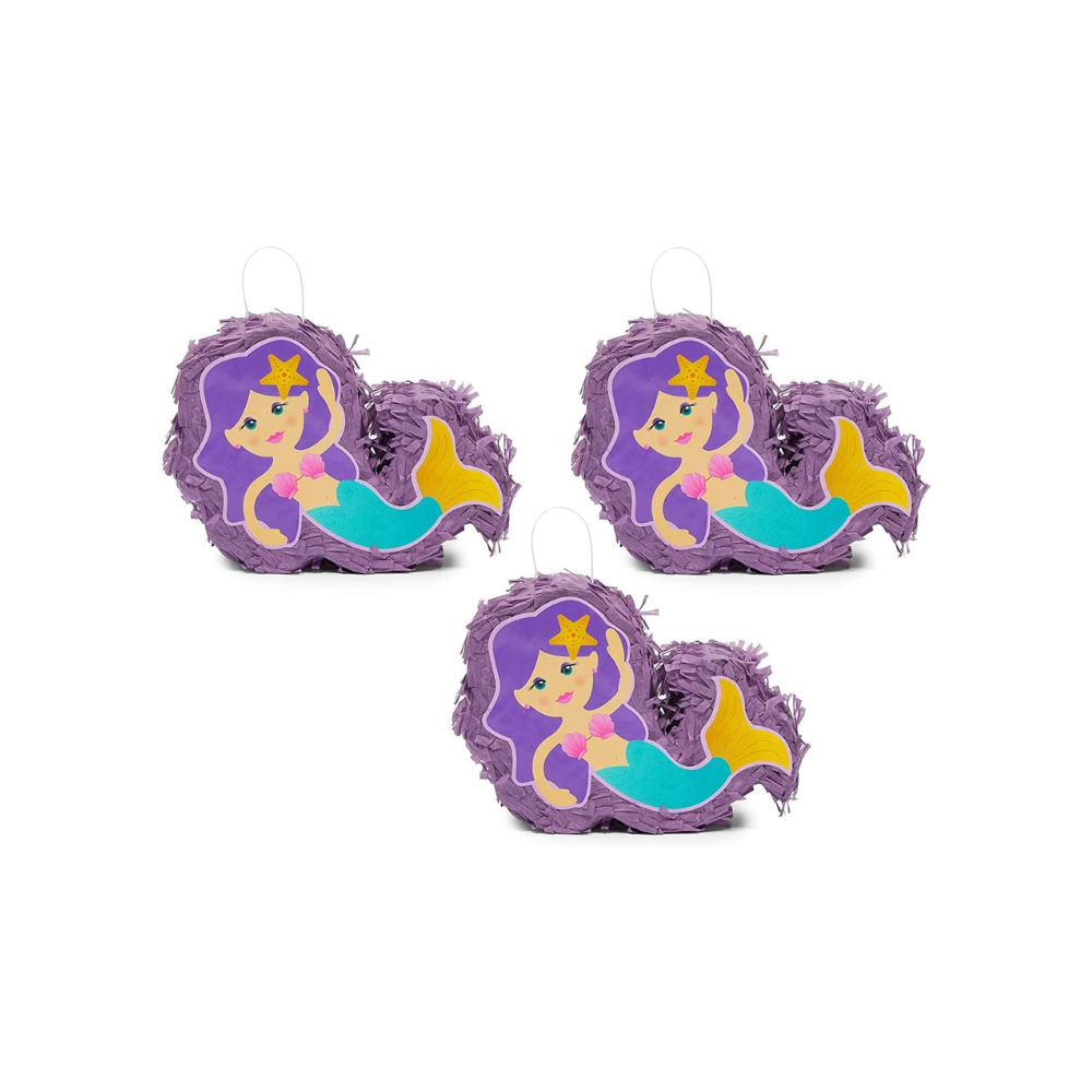 Mermaid Dreams: Mini Piñata Party Set (3 Pack)