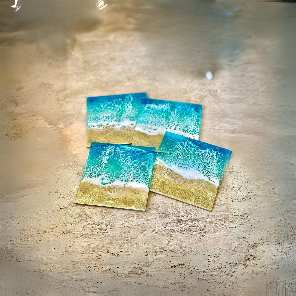 Seaside Serenity Drink Coasters