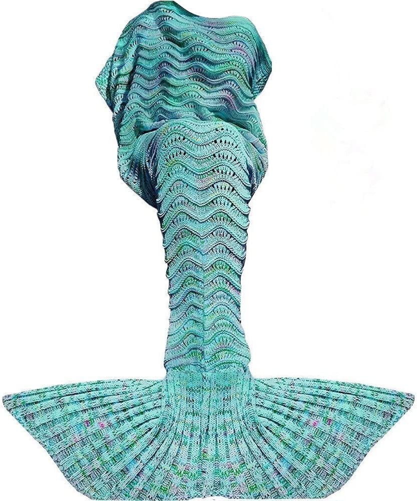 Cozy Up in Enchanted Comfort: Mermaid Tail Blanket