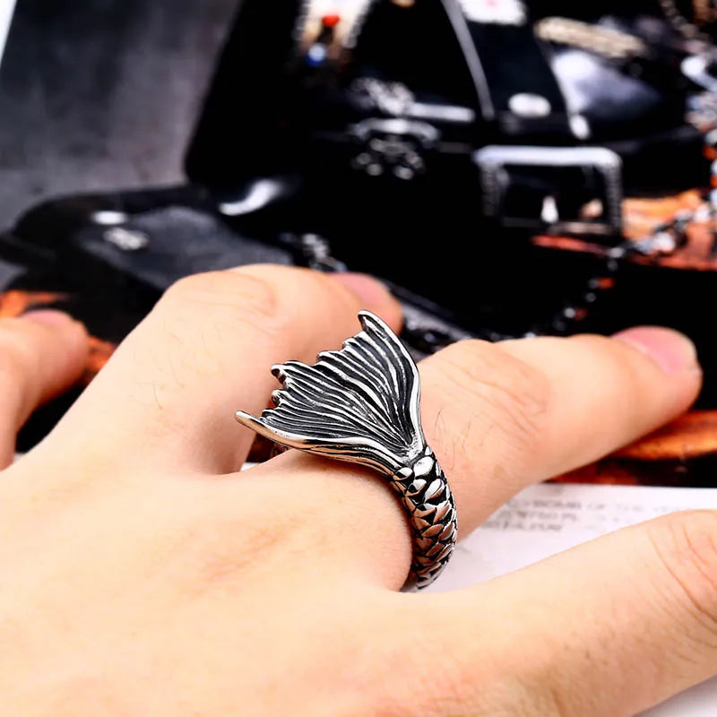 Mermaid Tail Punk Fashion Ring