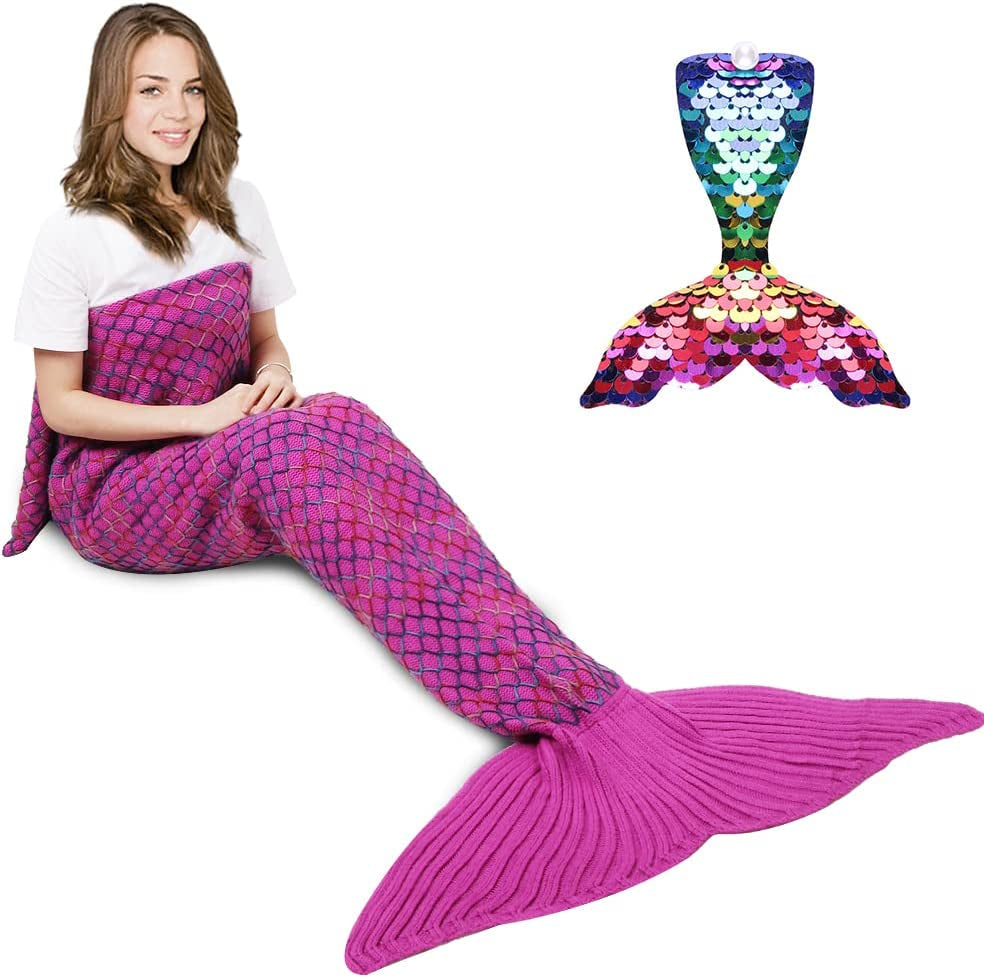 Snuggle Up in Dreamy Mermaid Tail Blanket Magic