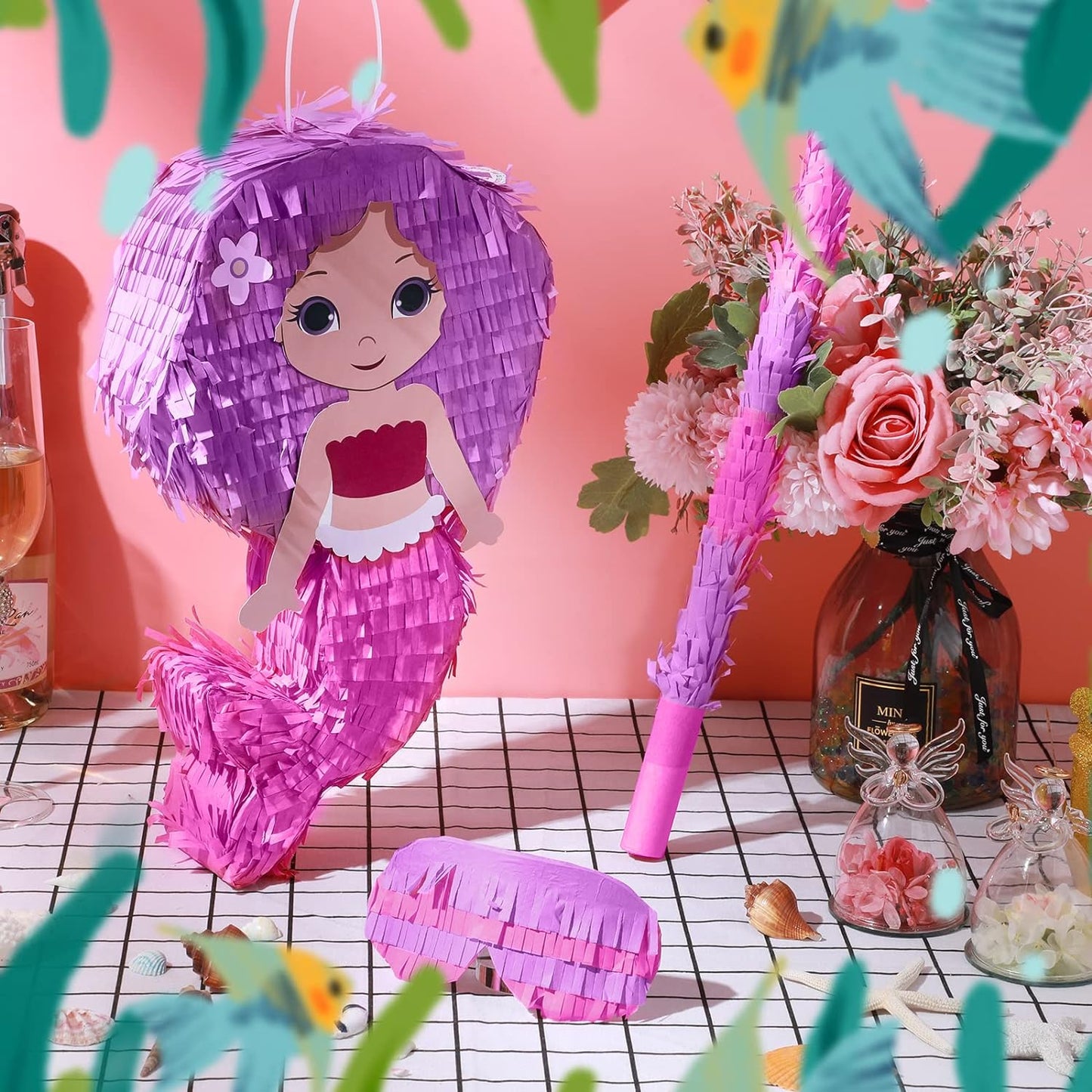 Mermaid Bliss: Complete Piñata Party Set