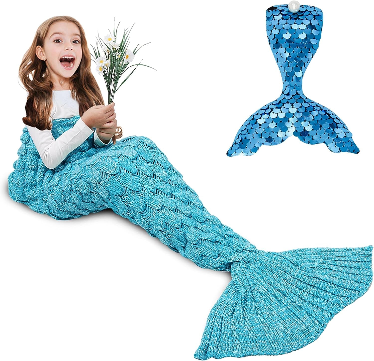 Snuggle Up in Dreamy Mermaid Tail Blanket Magic