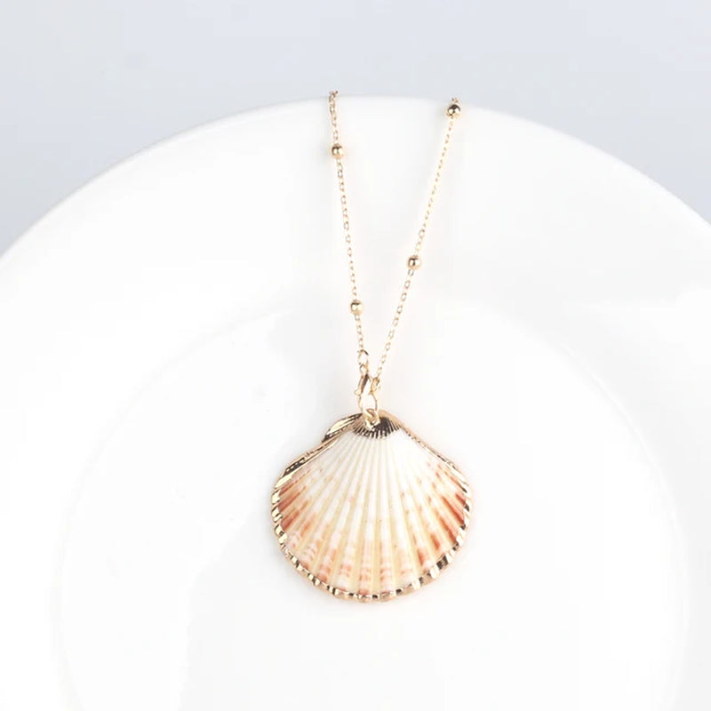 33 Styles Bohemian Sea Shell Charm Necklace