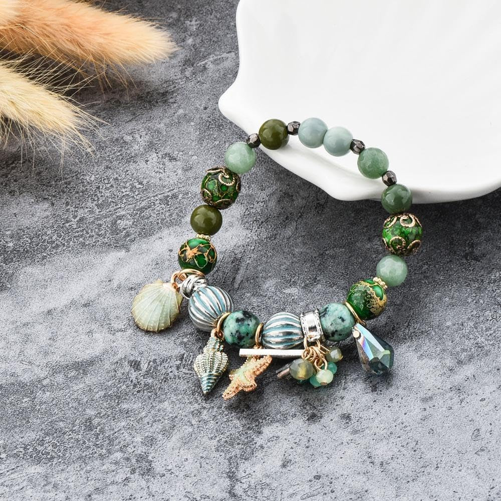 Mermaid-Inspired Beaded Bracelet