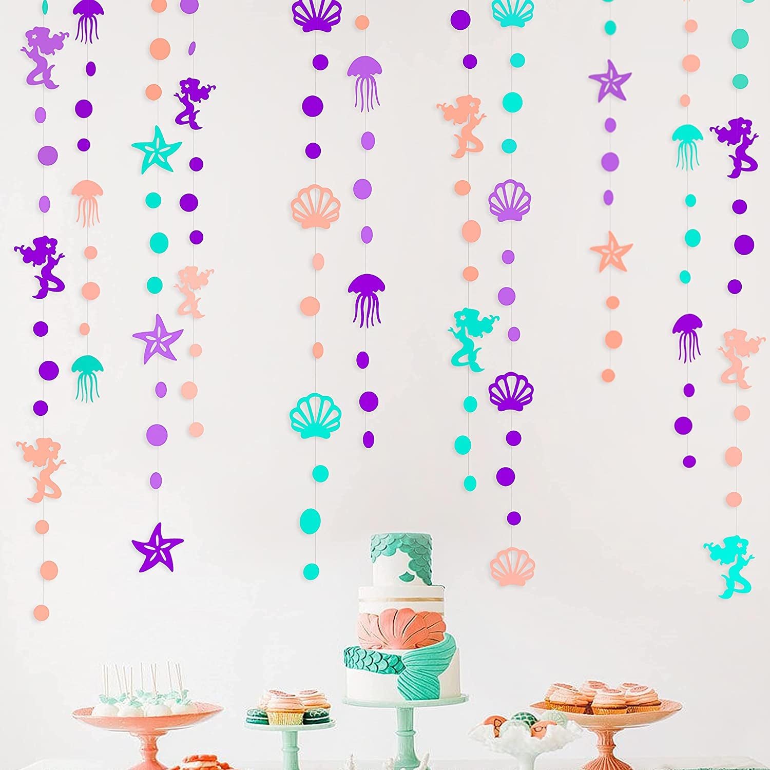 Enchanted Ocean Fantasy: Mermaid Paper Garland Delight