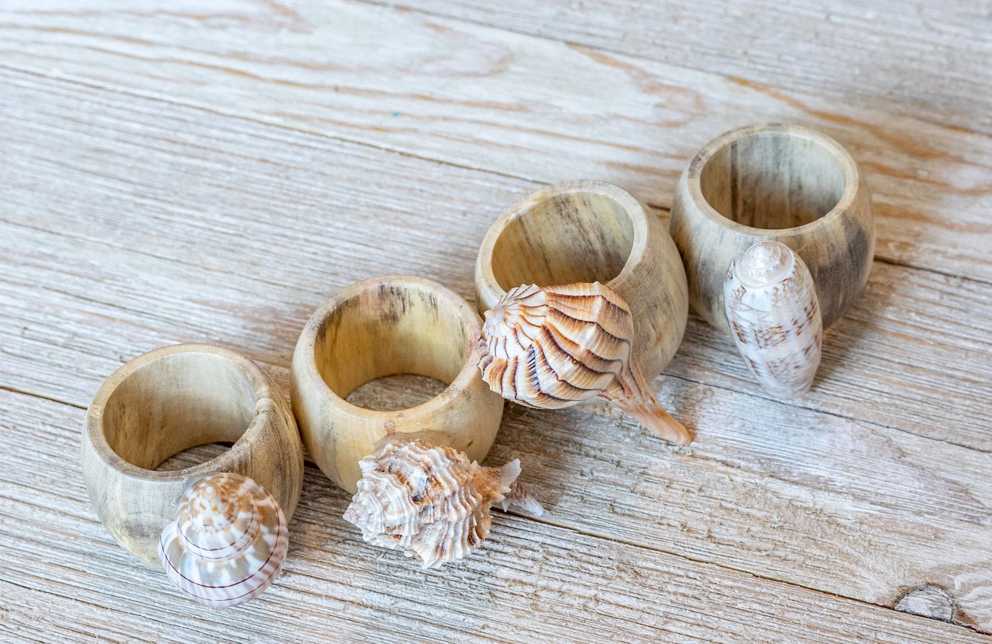 Mermaid's Table: Shell Napkin Rings