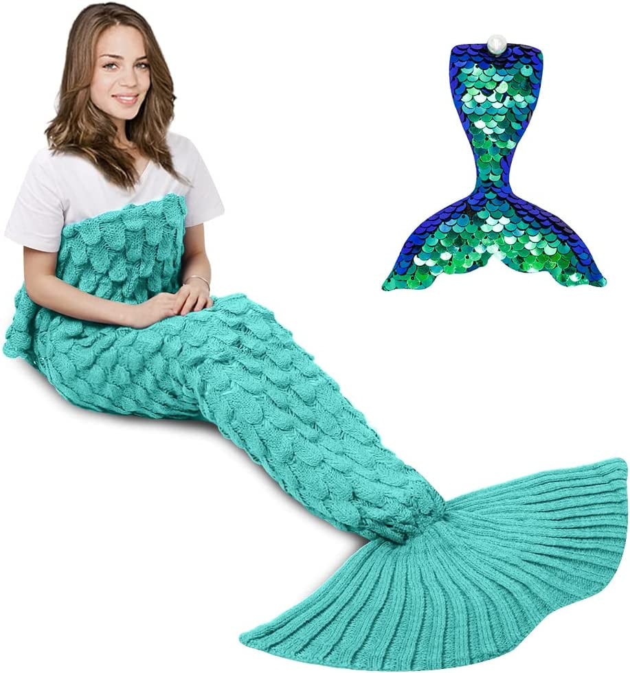 Snuggle Up in Dreamy Mermaid Tail Blanket Magic