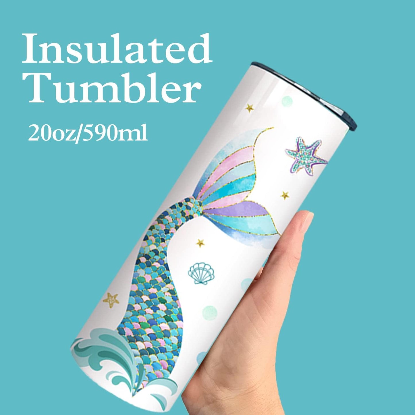 Hydrate in Style: Ocean-Inspired Mermaid Tumbler