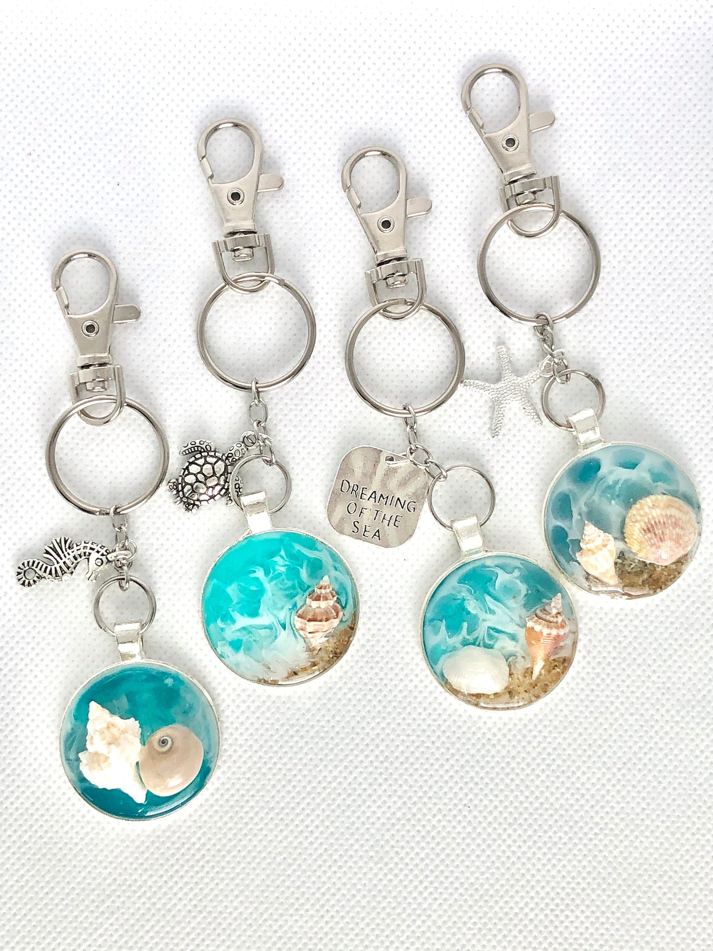 Seaside Serenity Keychain for Beach Lovers