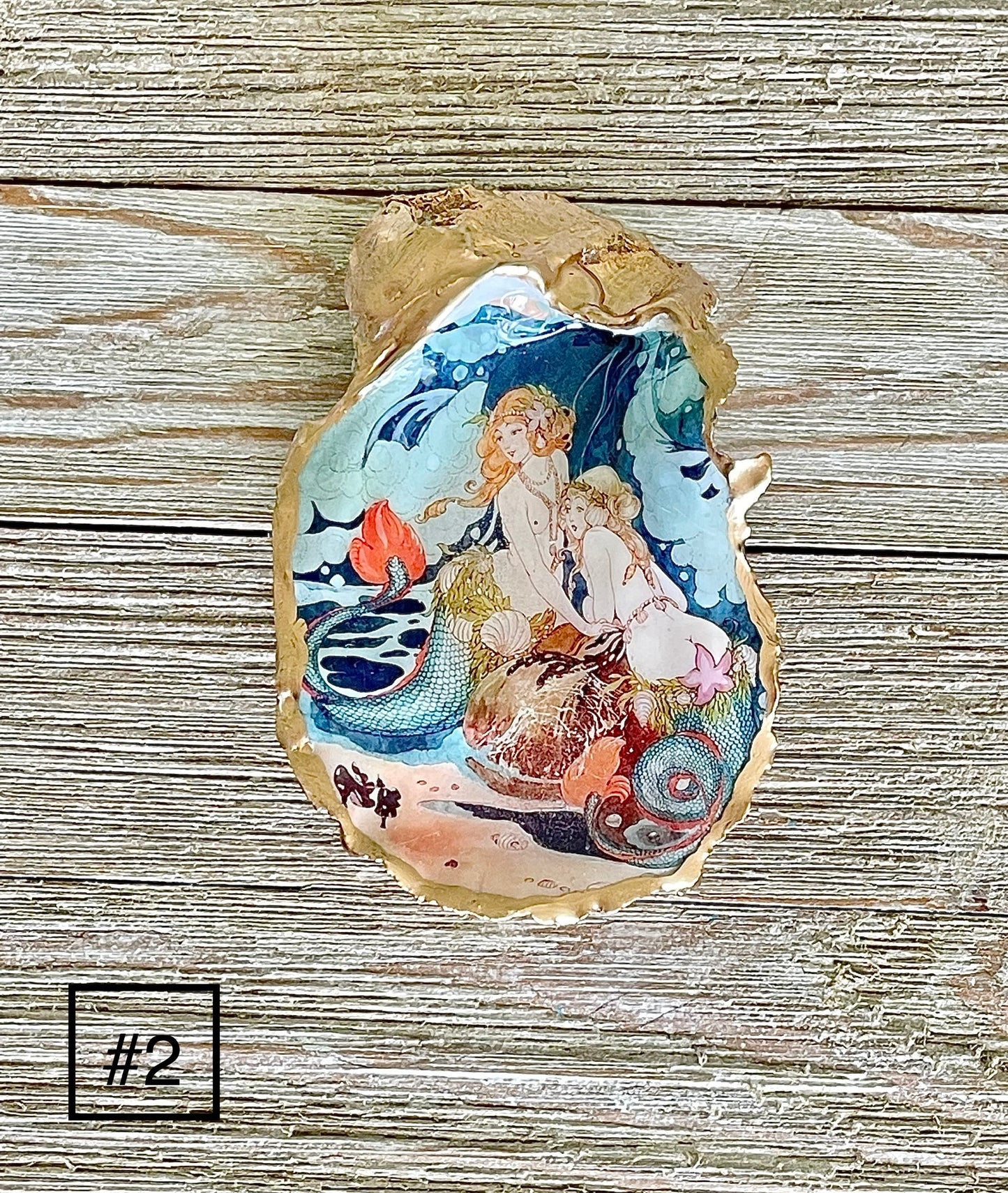 Art Deco Mermaid Shell Dish