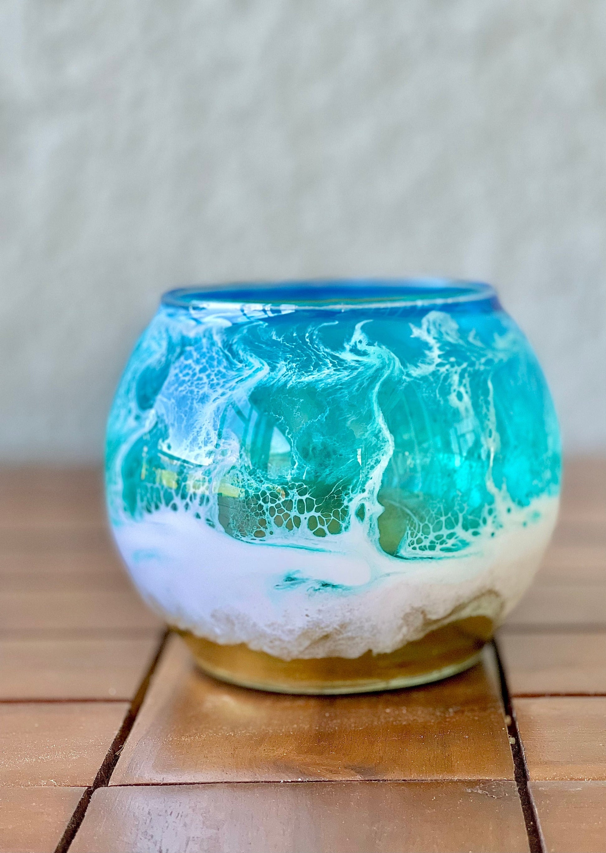 Ocean-Inspired Beach Candle Bowl