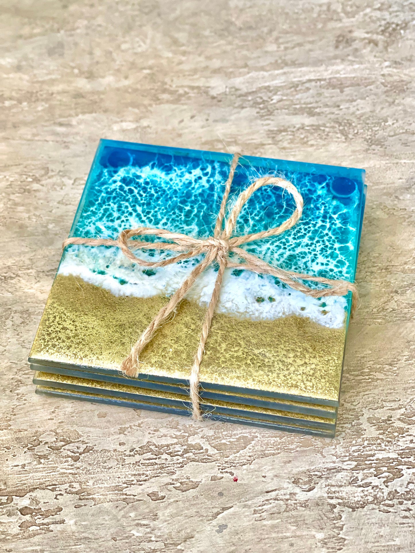 Seaside Serenity Drink Coasters